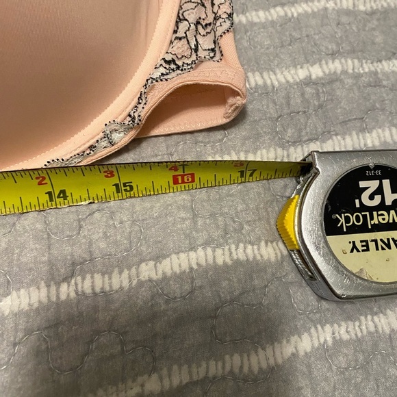 Torrid Sexy Lace accent T-Shirt Bra New Size 44 DD. Nude with black lace - Picture 4 of 4